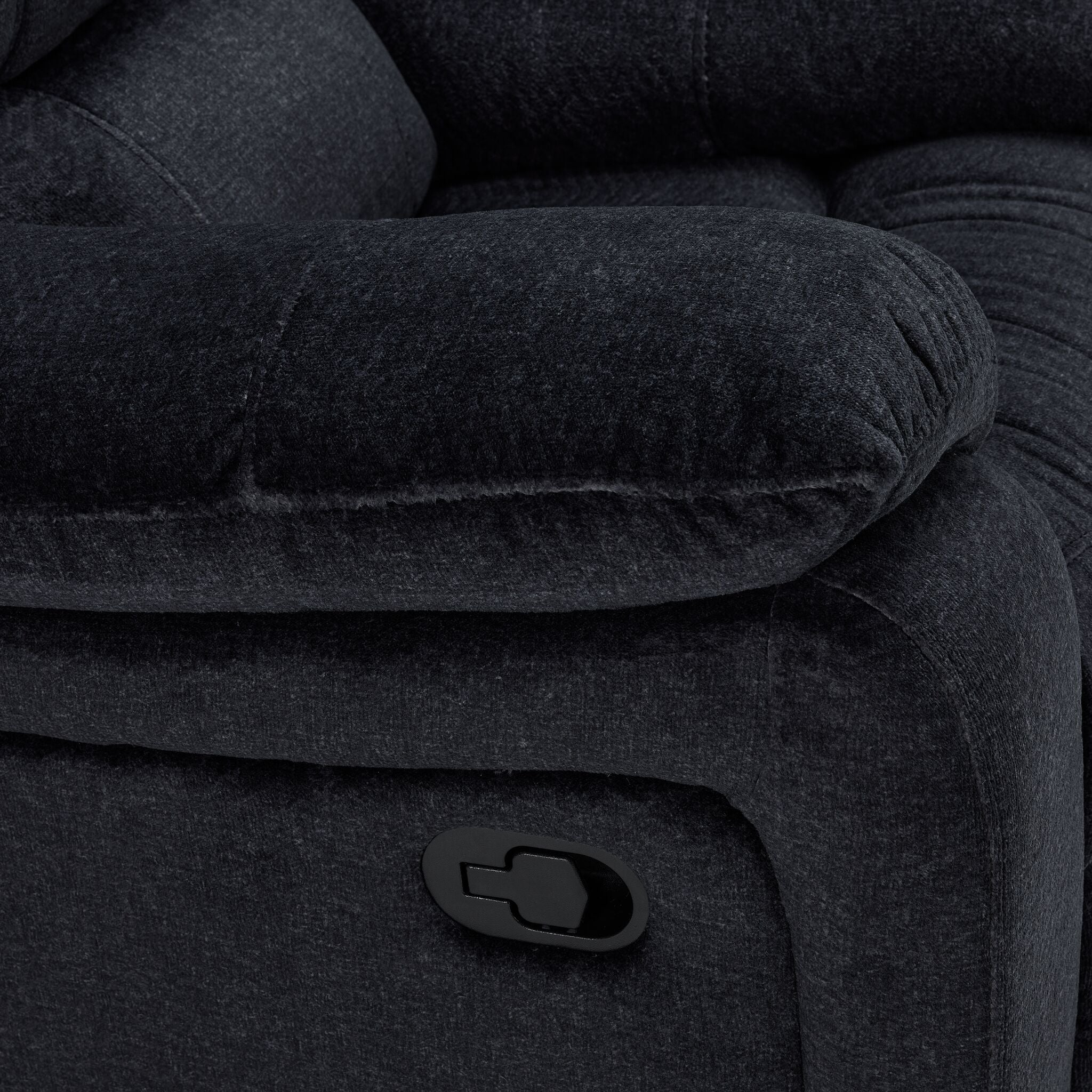 Burma Reclining Sofa and Loveseat Set - Graphite - Image 4