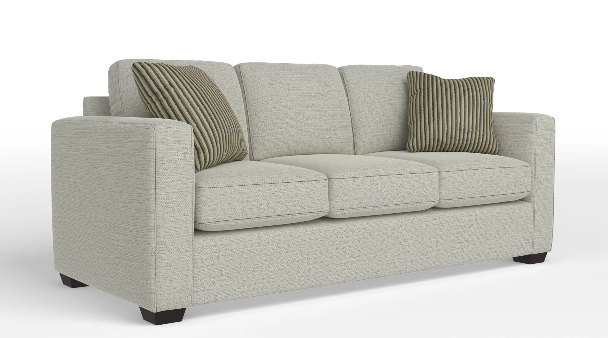 Caleb Queen Sofa Bed with Innerspring Mattress - Patina Light Grey