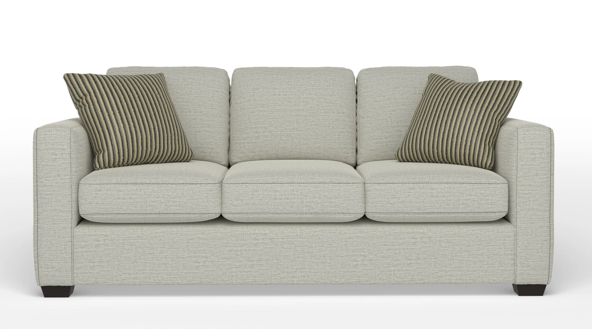 Caleb Queen Sofa Bed with Innerspring Mattress - Patina Light Grey - Image 2