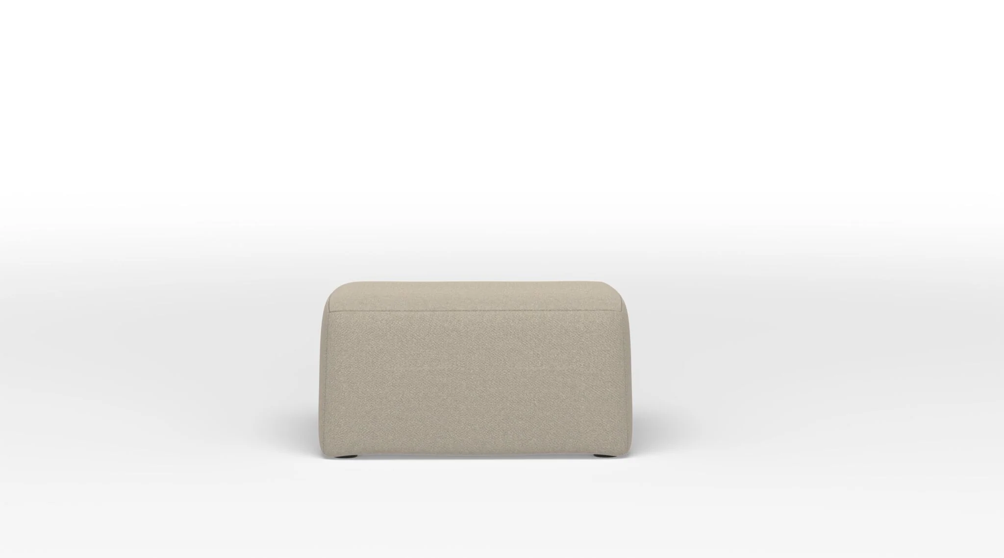 Caleb Square Ottoman - Arlo Beige
