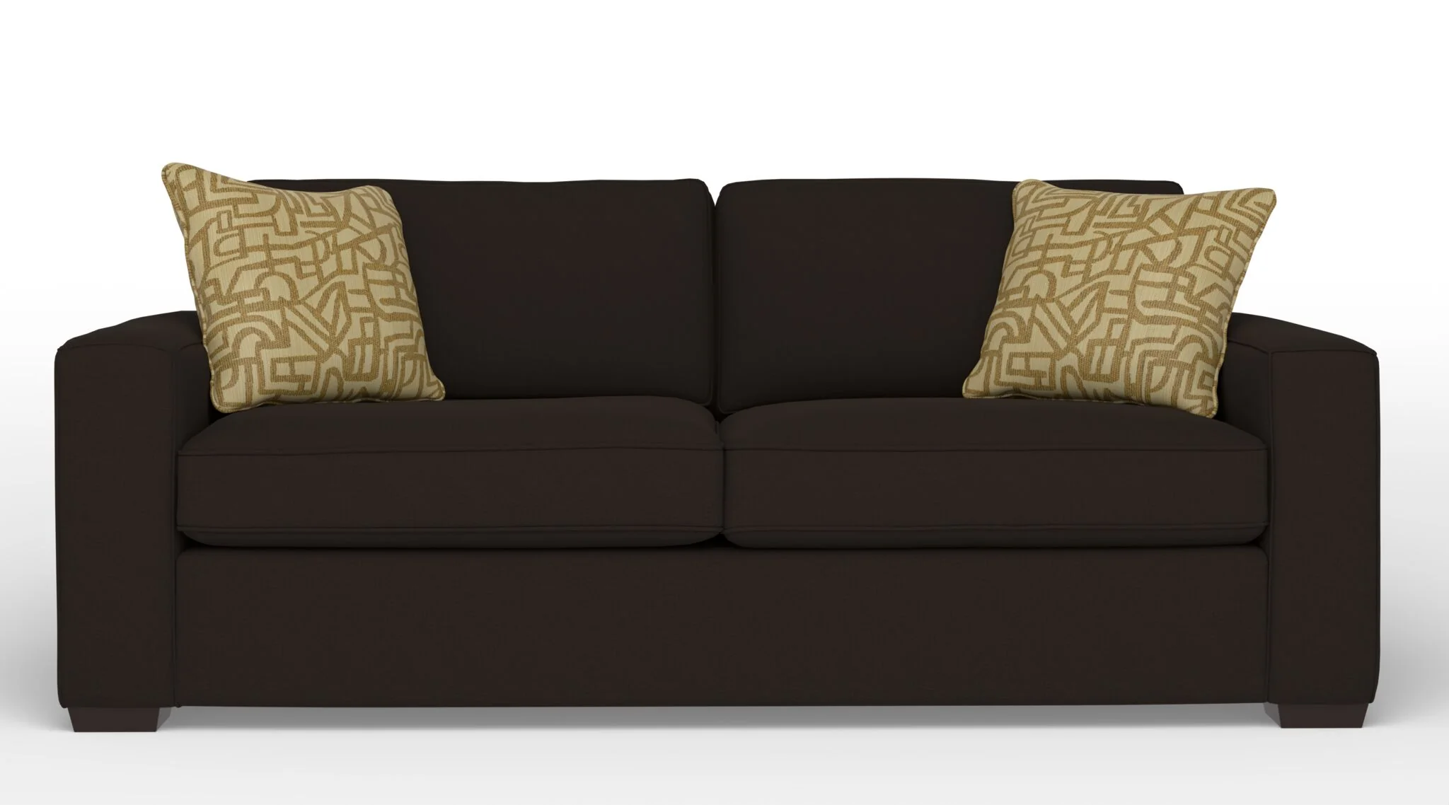 Celeste Queen Sofa Bed with Innerspring Mattress - Lido Brown - Image 2