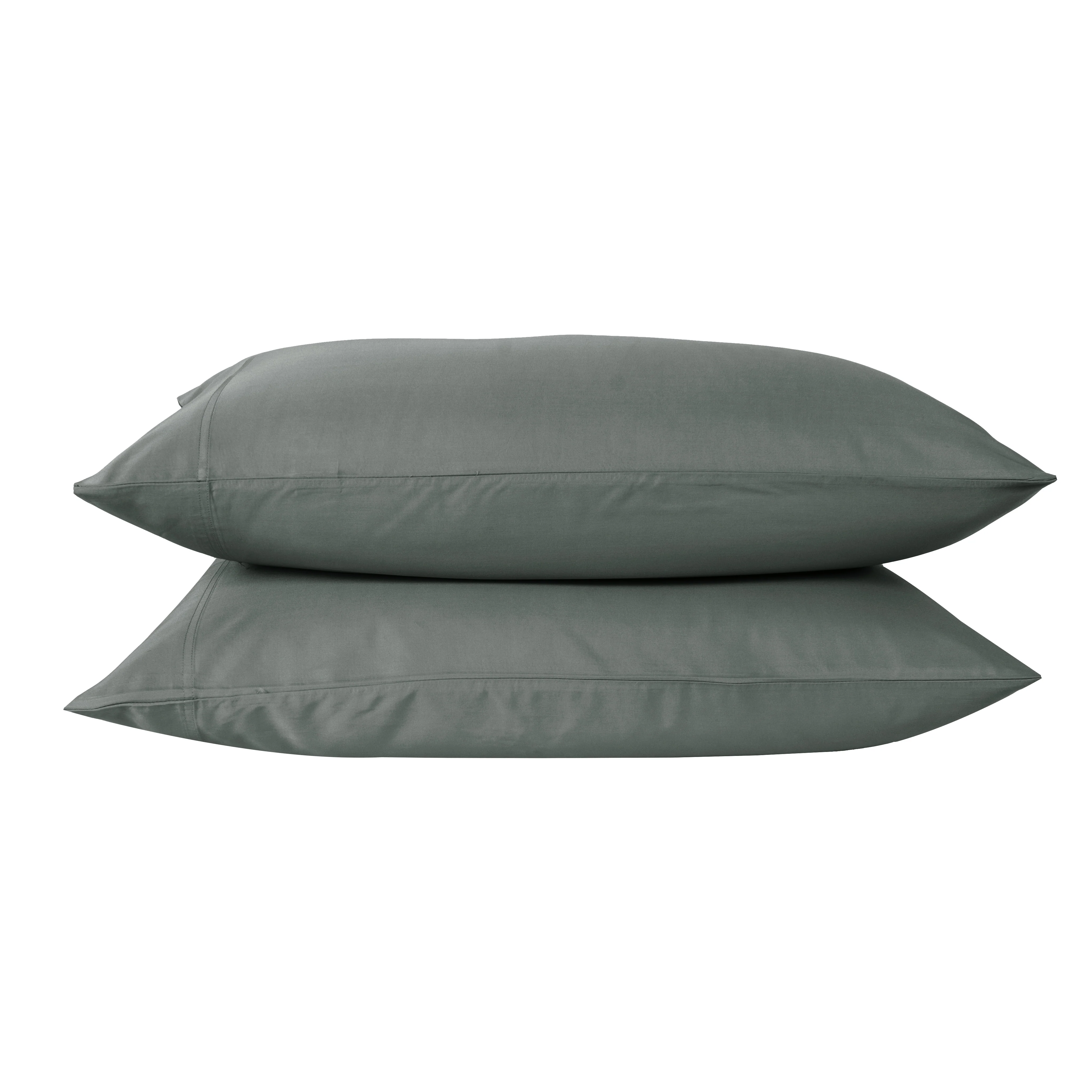 Cotton House 100% Cotton Pima Queen Sheet Set - 500 Thread Count Charcoal Grey - Image 3