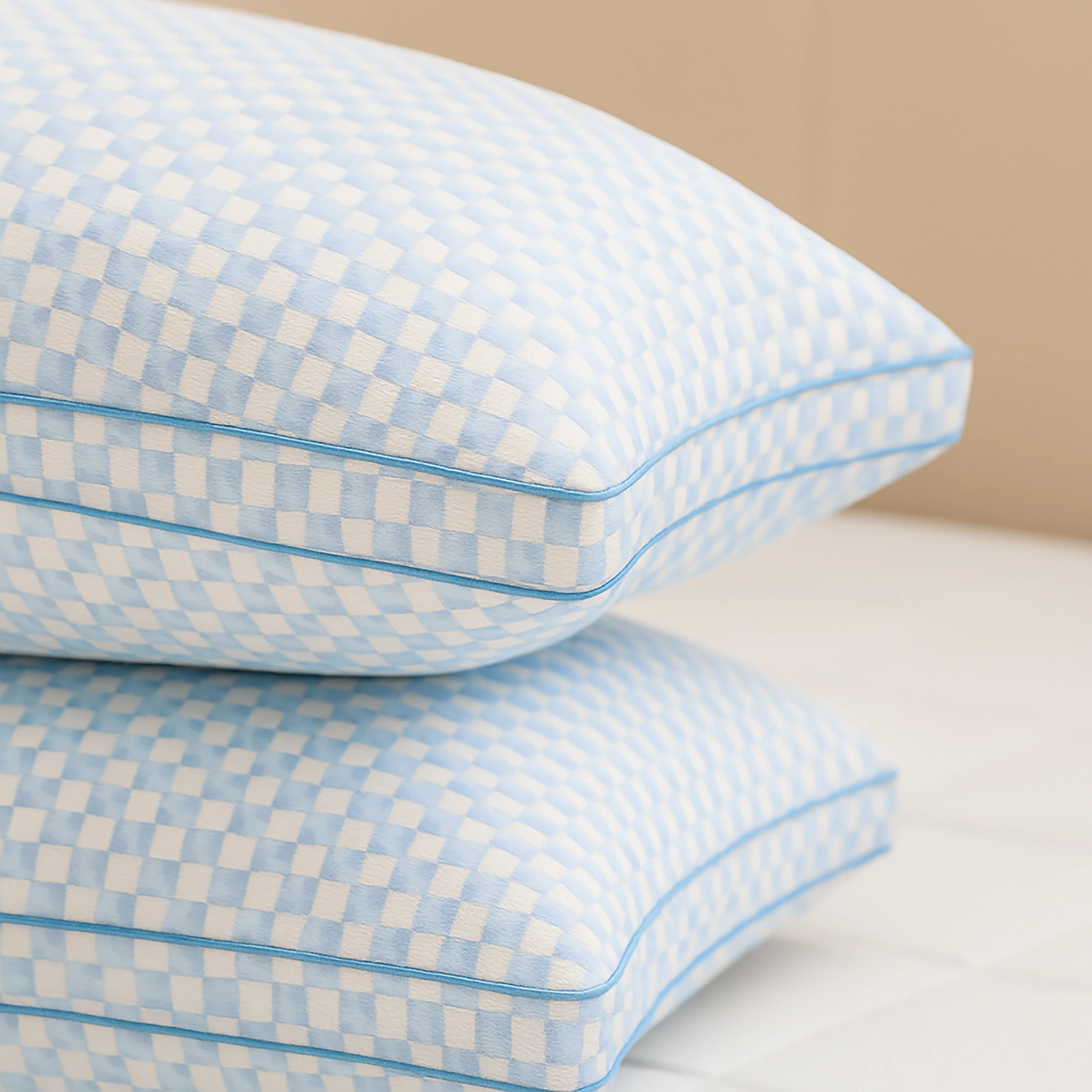 Cotton House 2 Pack Gusseted Cooling Queen Pillow - Image 4