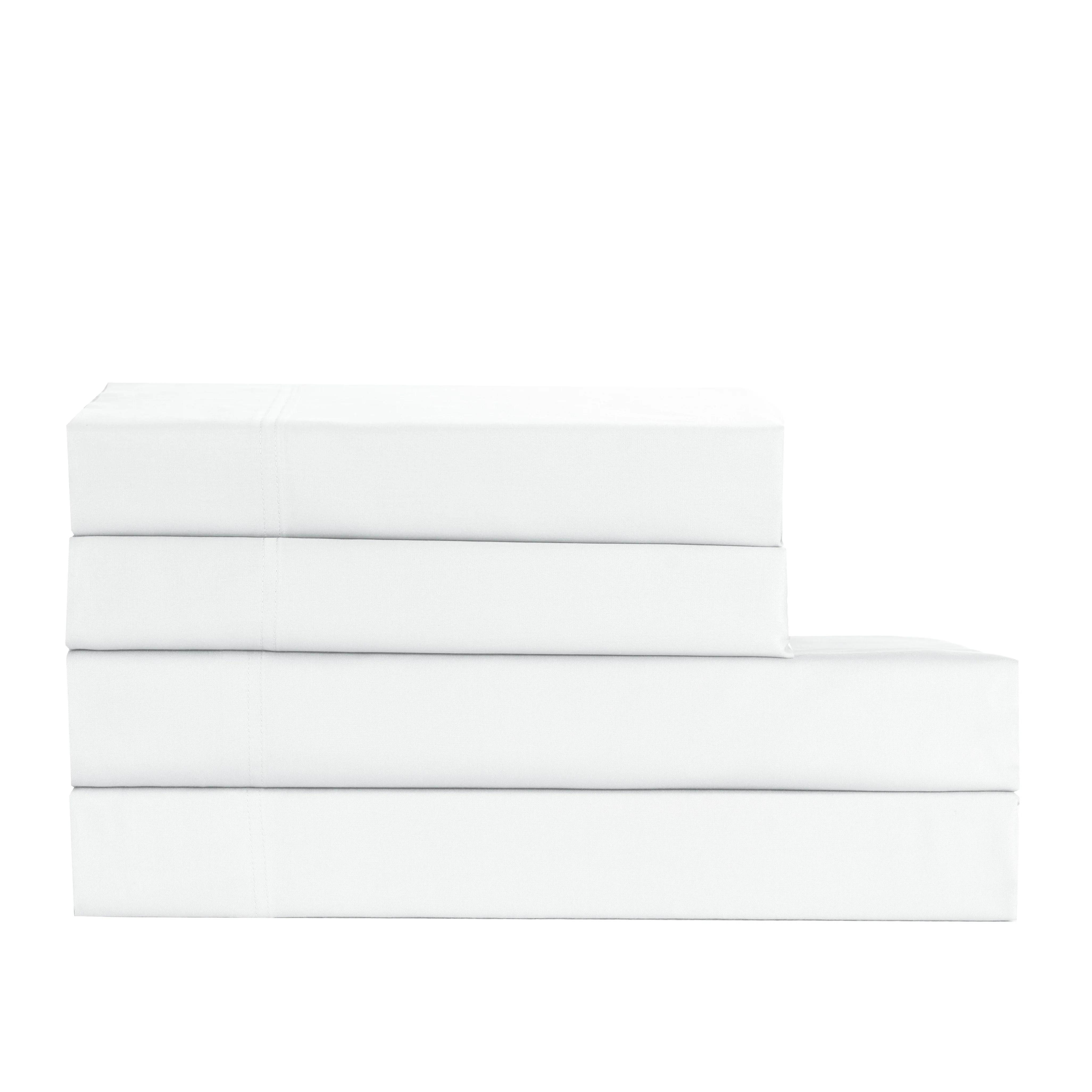 Cotton House King Bamboo Sheet Set - White - Image 2