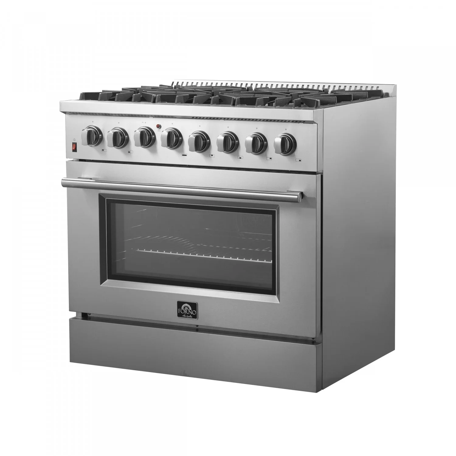 Forno Premium Stainless Steel Kitchen Package with 36" Dual Fuel Range, French Door Refrigerator and Dishwasher - FBDL-004-02CAUS - Image 4