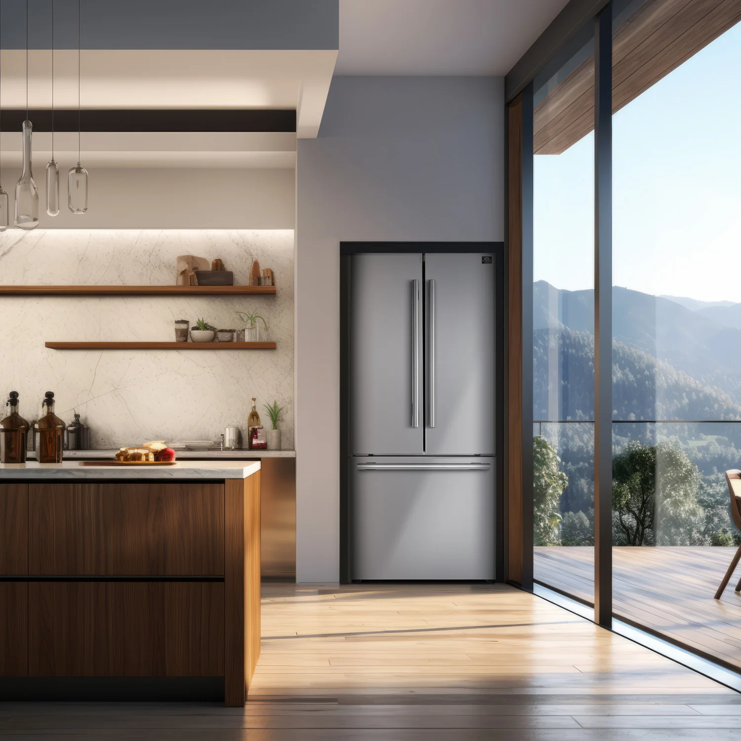 Forno Premium Stainless Steel Kitchen Package with French Door Refrigerator and Gas Range - FBDL-020-01-CAUS - Image 7