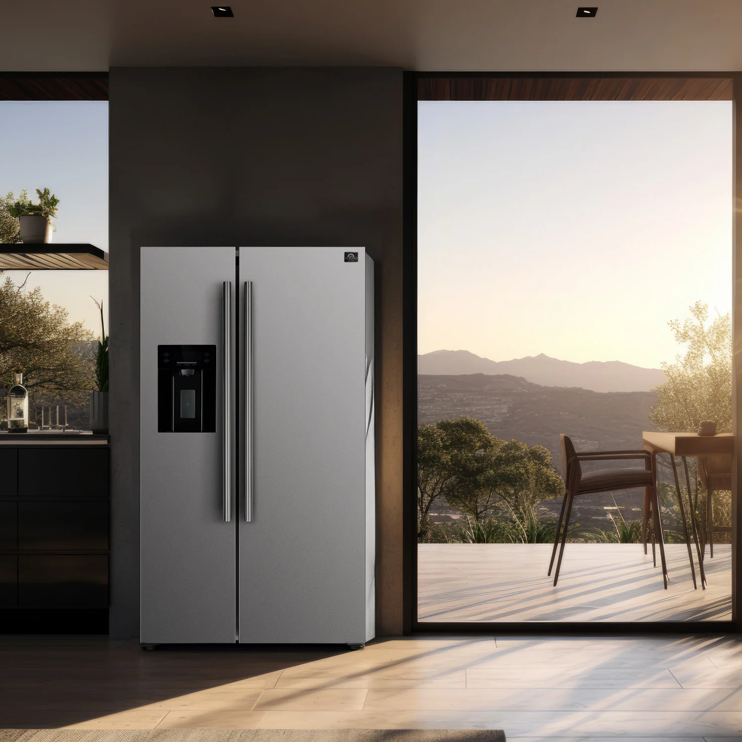 Forno Premium Stainless Steel Kitchen Package with Side-by-Side Refrigerator and Gas Range - FBDL-021-03CAUS - Image 7