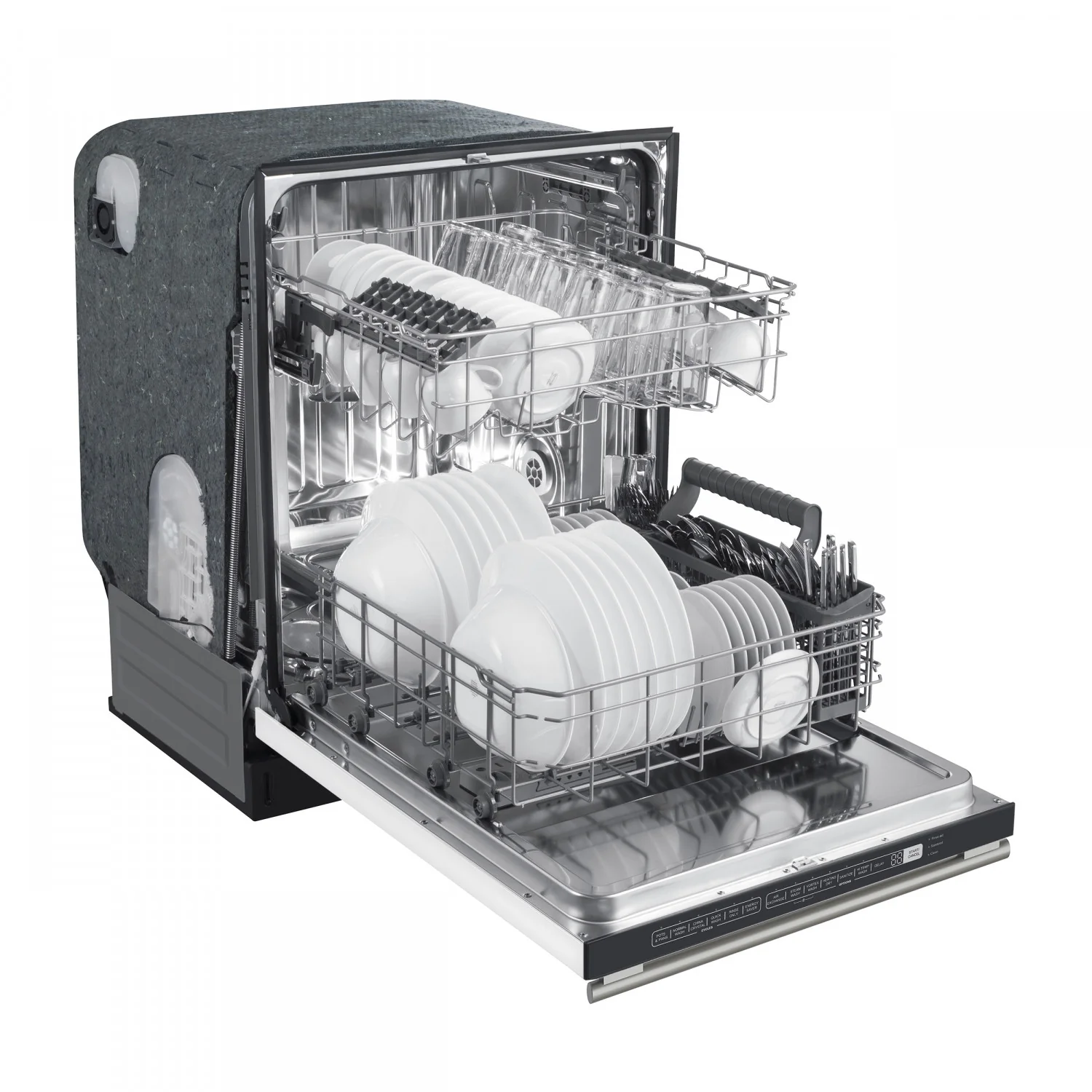Forno Premium White Kitchen Package with Range, Bottom Freezer Refrigerator and Dishwasher - FBDL-007-03CA - Image 5