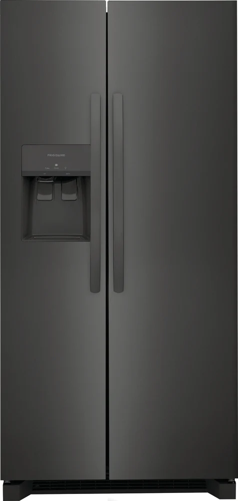 Frigidaire 33" 22.2 Cu. Ft. Black Stainless Steel Side-by-Side Refrigerator - FRSS2323AD