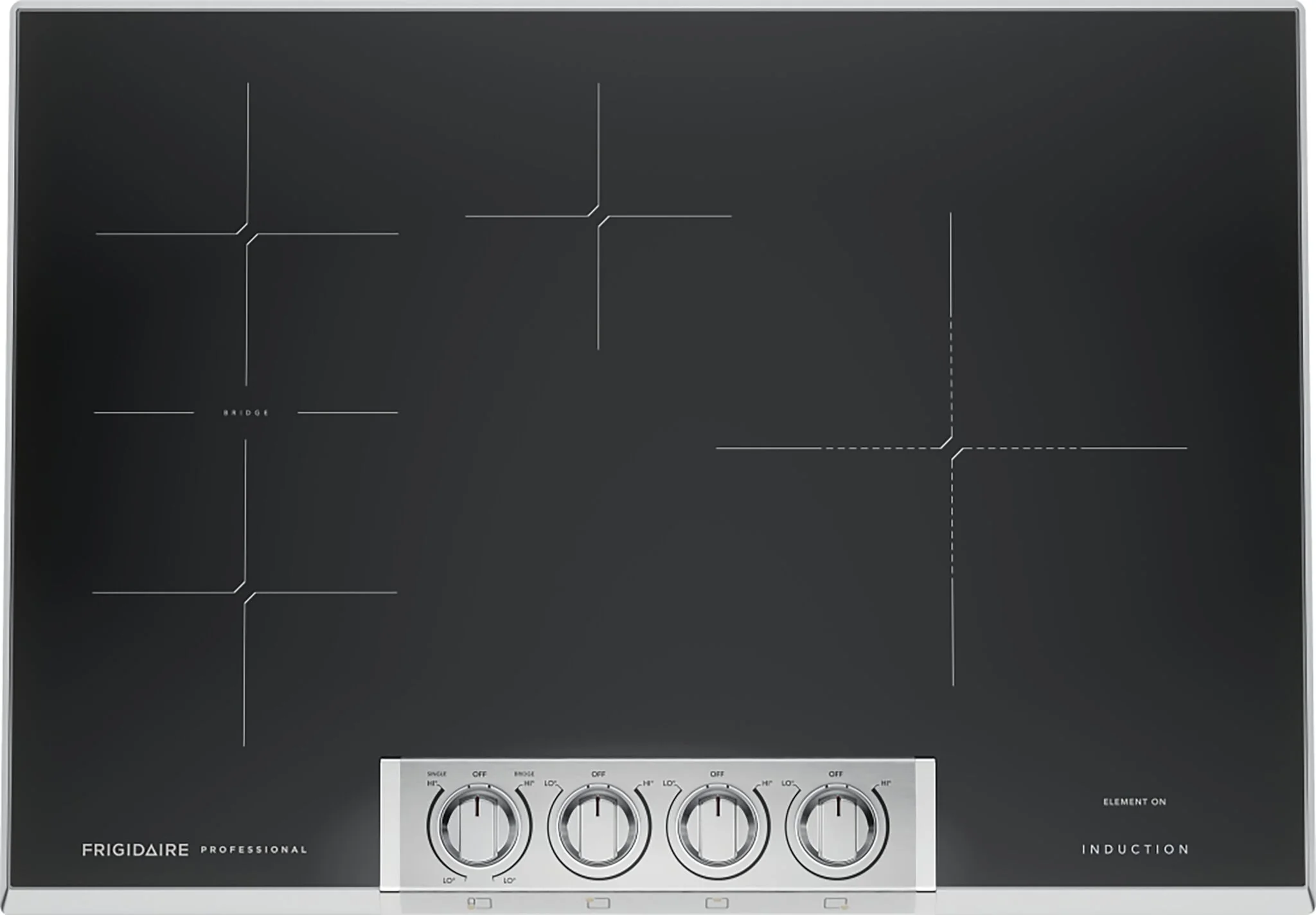 Frigidaire Professional Smudge Proof Stainless Steel 30" Induction Cooktop - PCCI3080AF