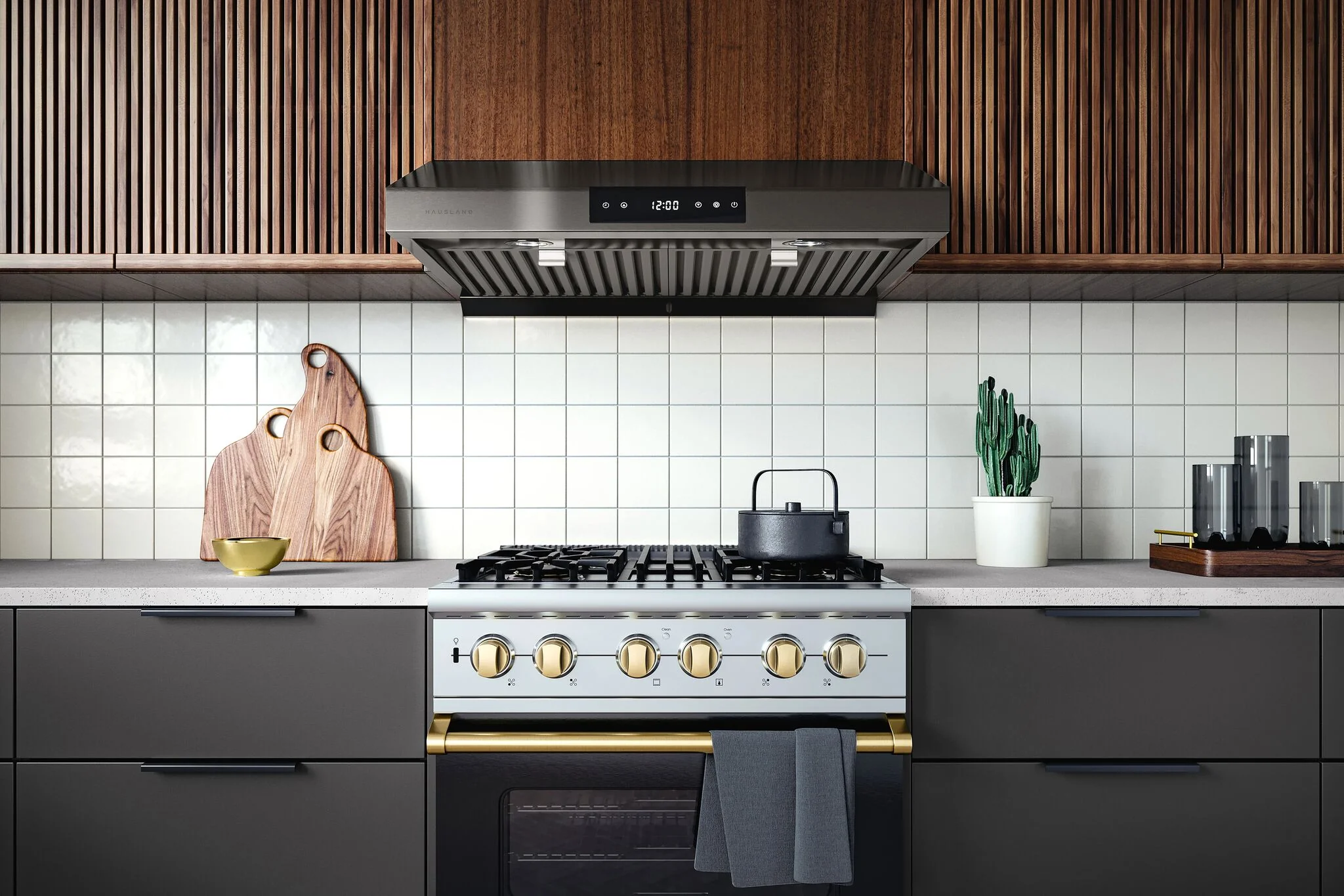 Hauslane Black Stainless Steel 30" 860 CFM Under Cabinet Range Hood - UC-PS18BSS-30 - Image 2
