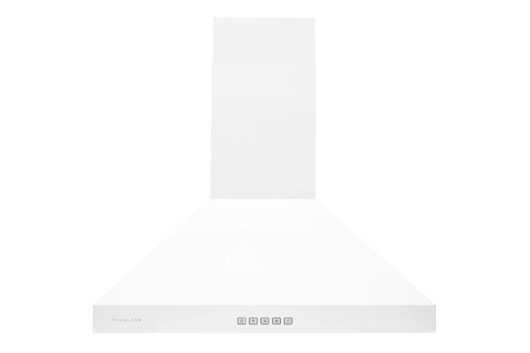 Hauslane Matte White 30" Chimney Range Hood - WM-530WHT-30P