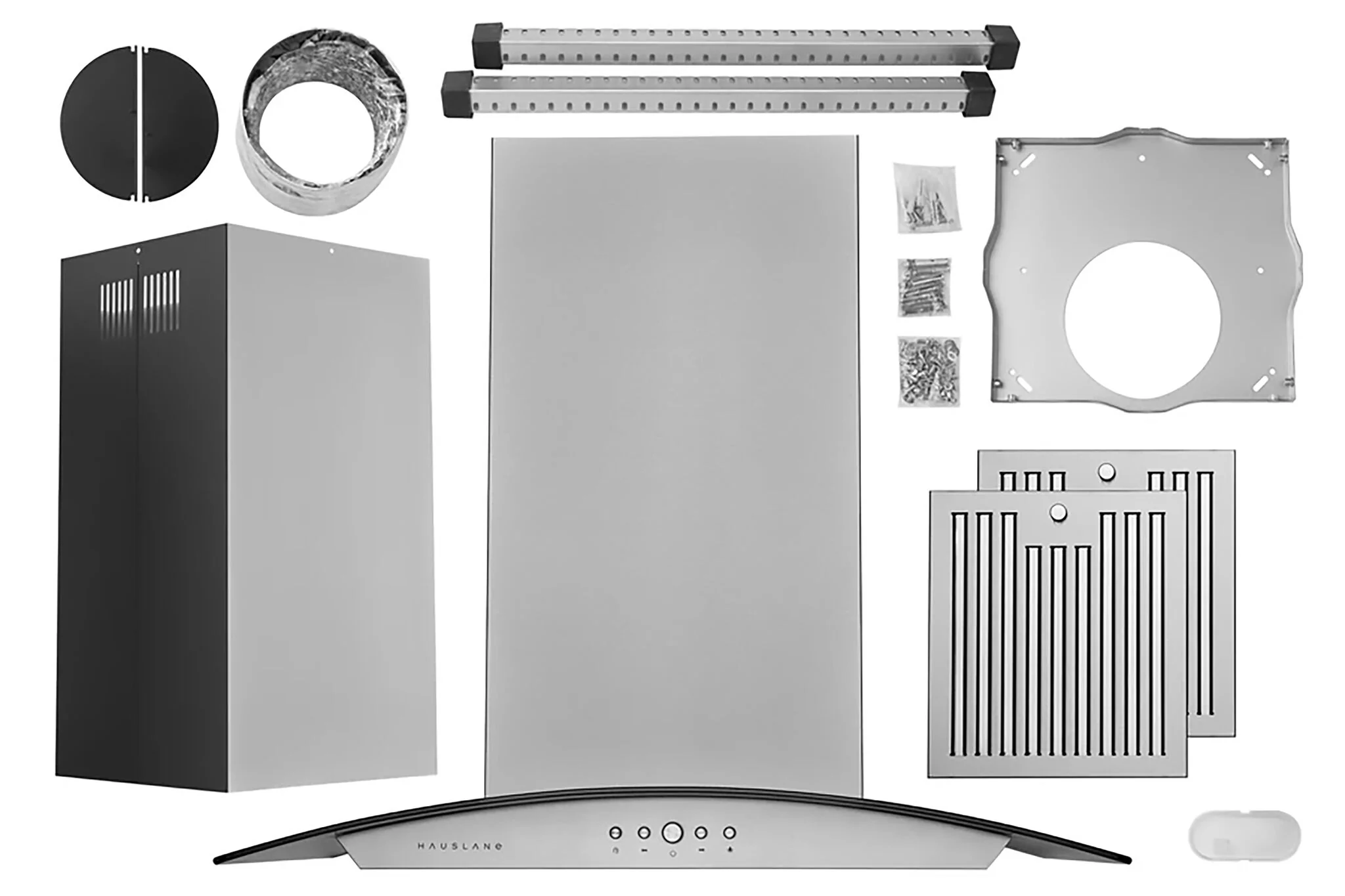 Hauslane Stainless Steel 30" 1000 CFM Ceiling Mount Range Hood - IS-200SS-30 - Image 3