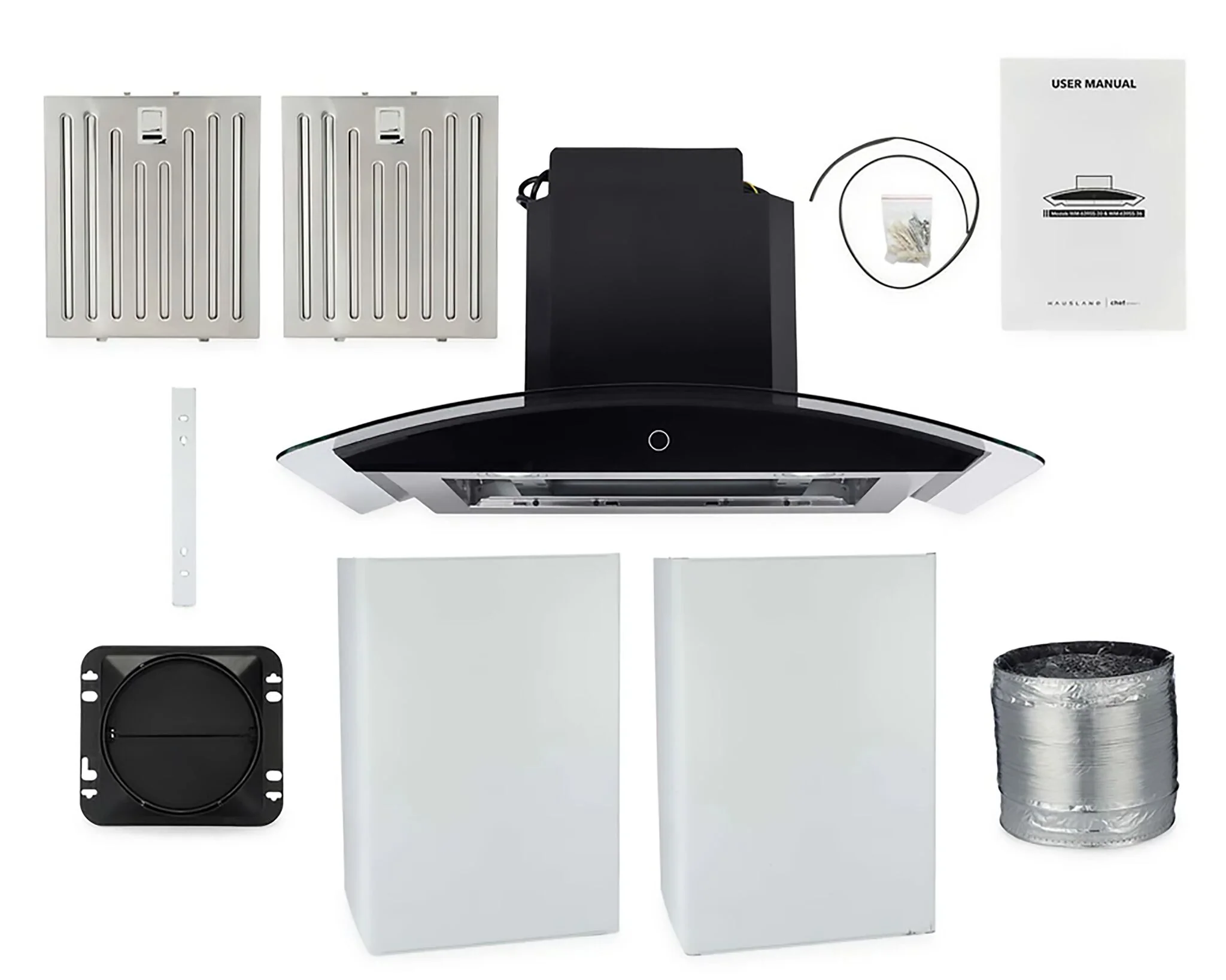 Hauslane Stainless Steel 30" 900 CFM Wall Mount Range Hood - WM-639SS-30 - Image 4