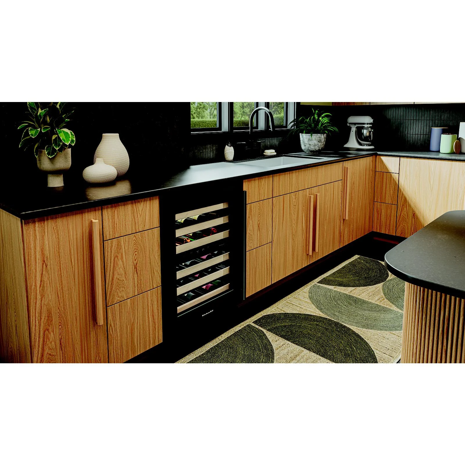 KitchenAid 24" 5.0 Cu. Ft. Black Ore Undercounter Refrigerator - KUWL524SBE - Image 2