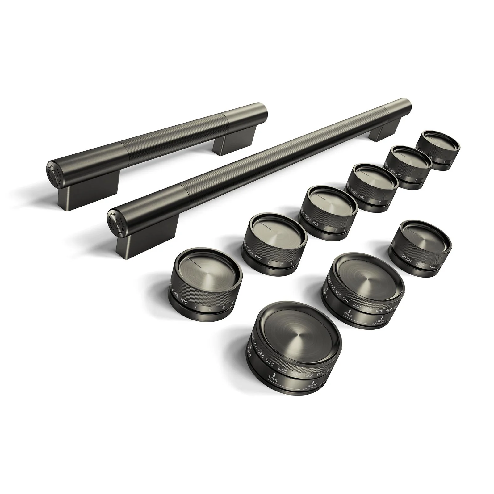 KitchenAid Black Ore Handle and Knob Hardware Accessory Kit for 48" Commercial-Style Induction Range - W11774743