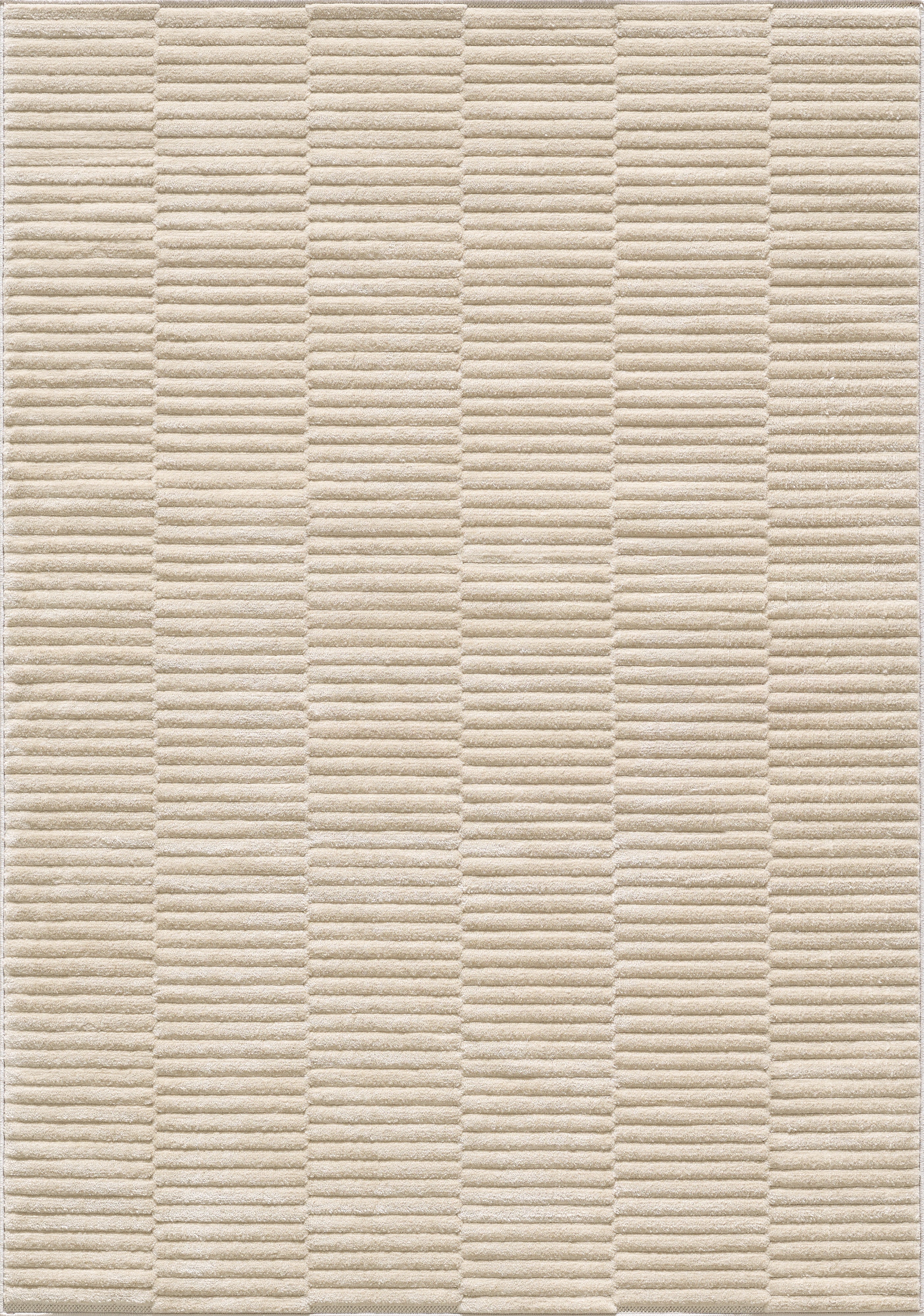 L2 Decor Cornelle Area Rug 5' x 8' with Underpad - Beige