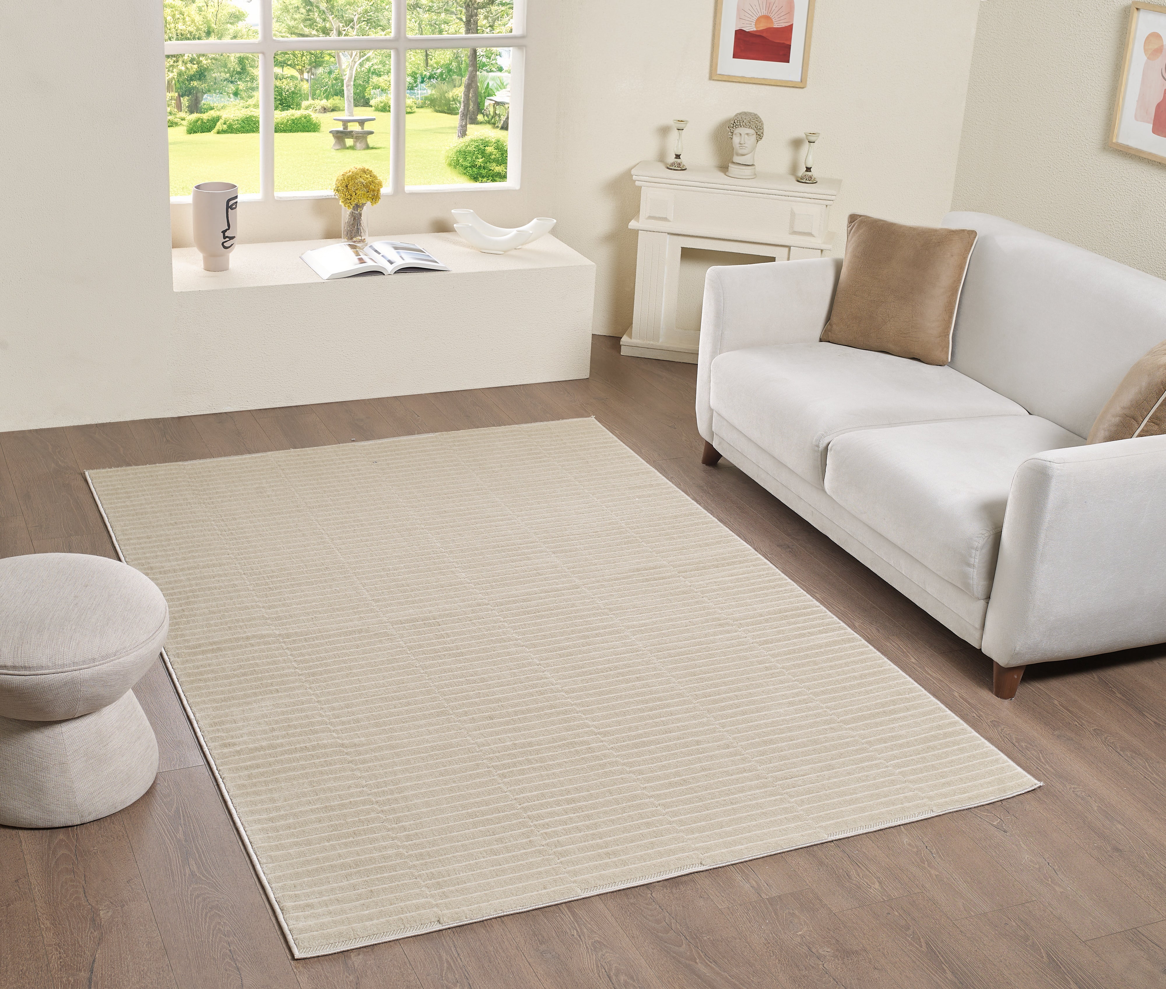L2 Decor Cornelle Area Rug 8' x 11' - Beige - Image 2