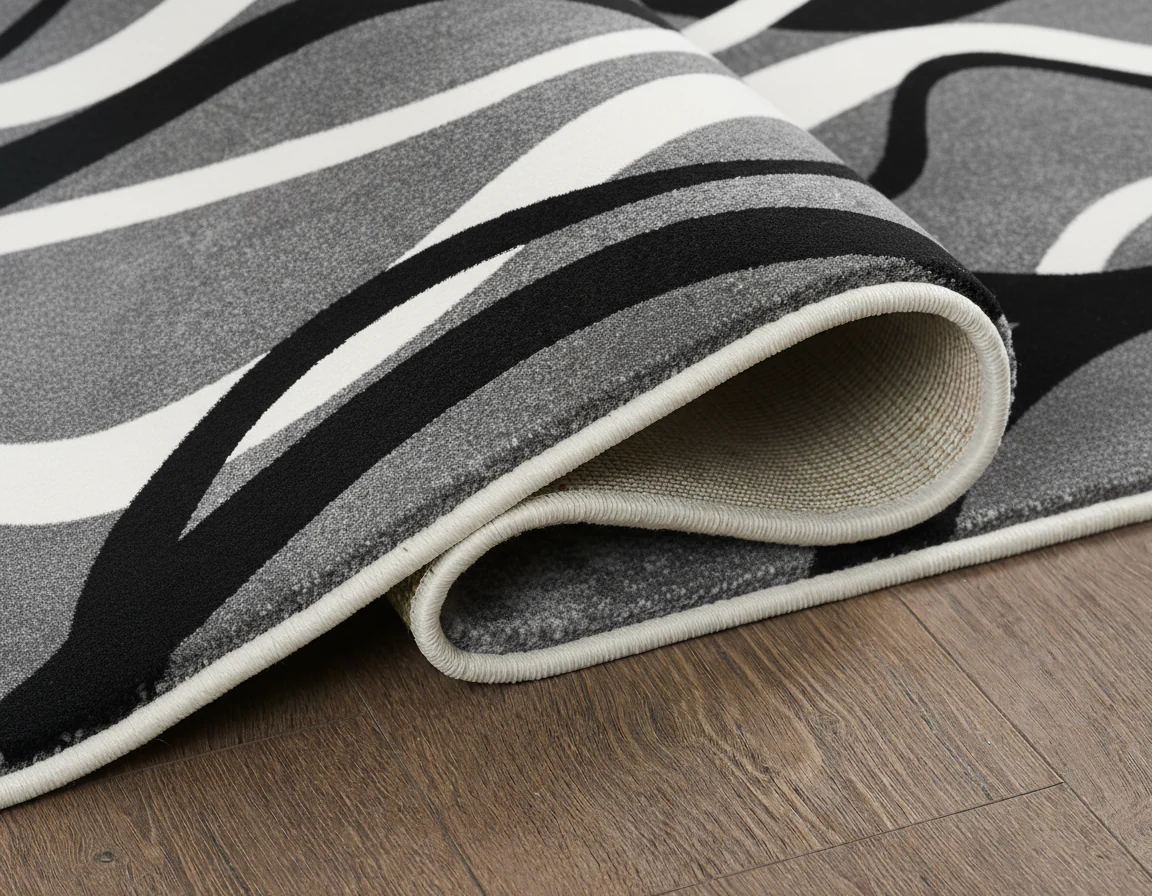 L2 Decor Diamond Area Rug 8' x 11' - Grey - Image 3