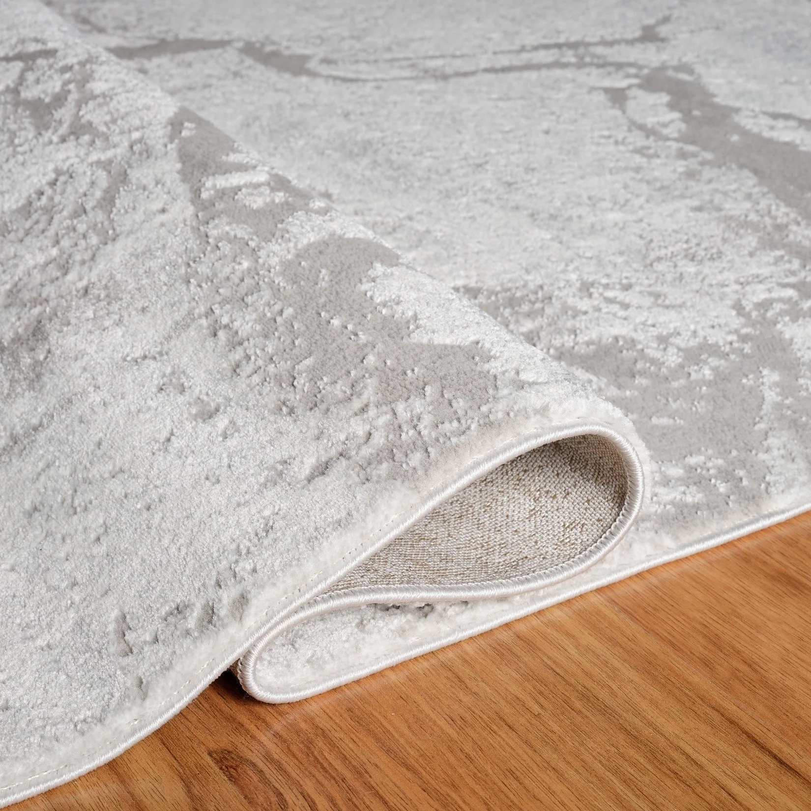 L2 Decor Karizma Area Rug 5' x 8' - Grey, White - Image 3