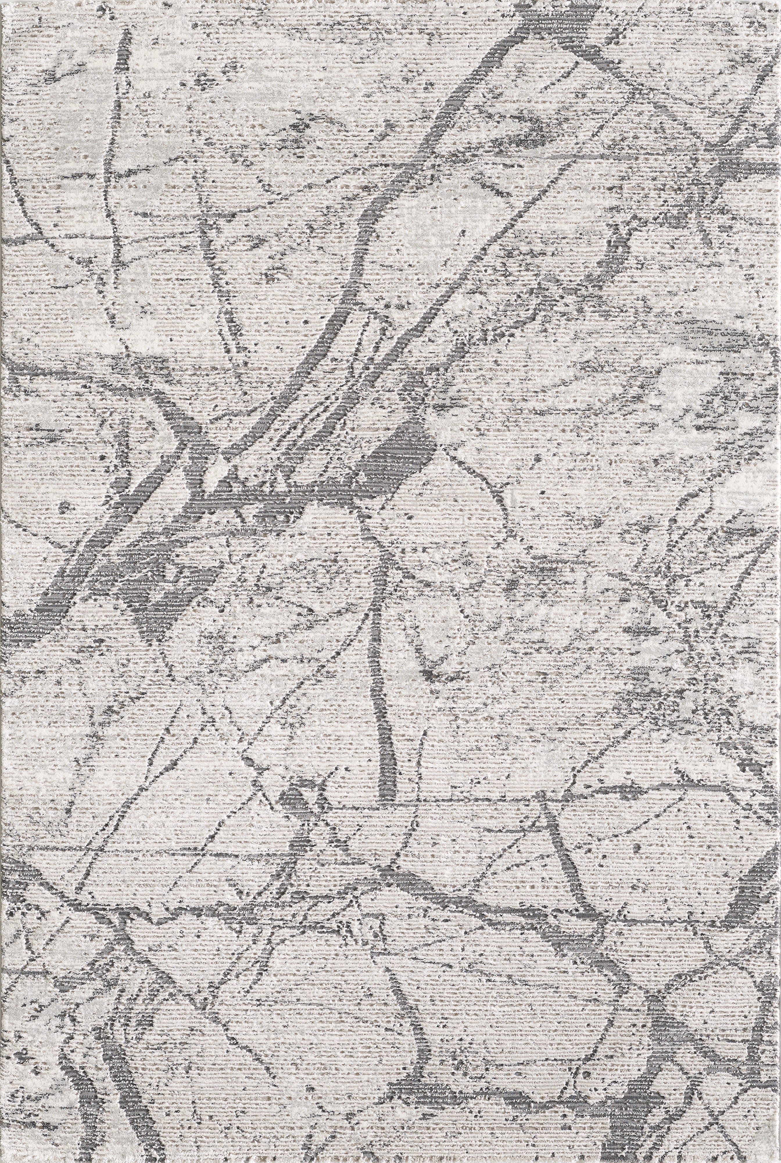 L2 Decor Robini Area Rug 5' x 8' with Underpad - Grey