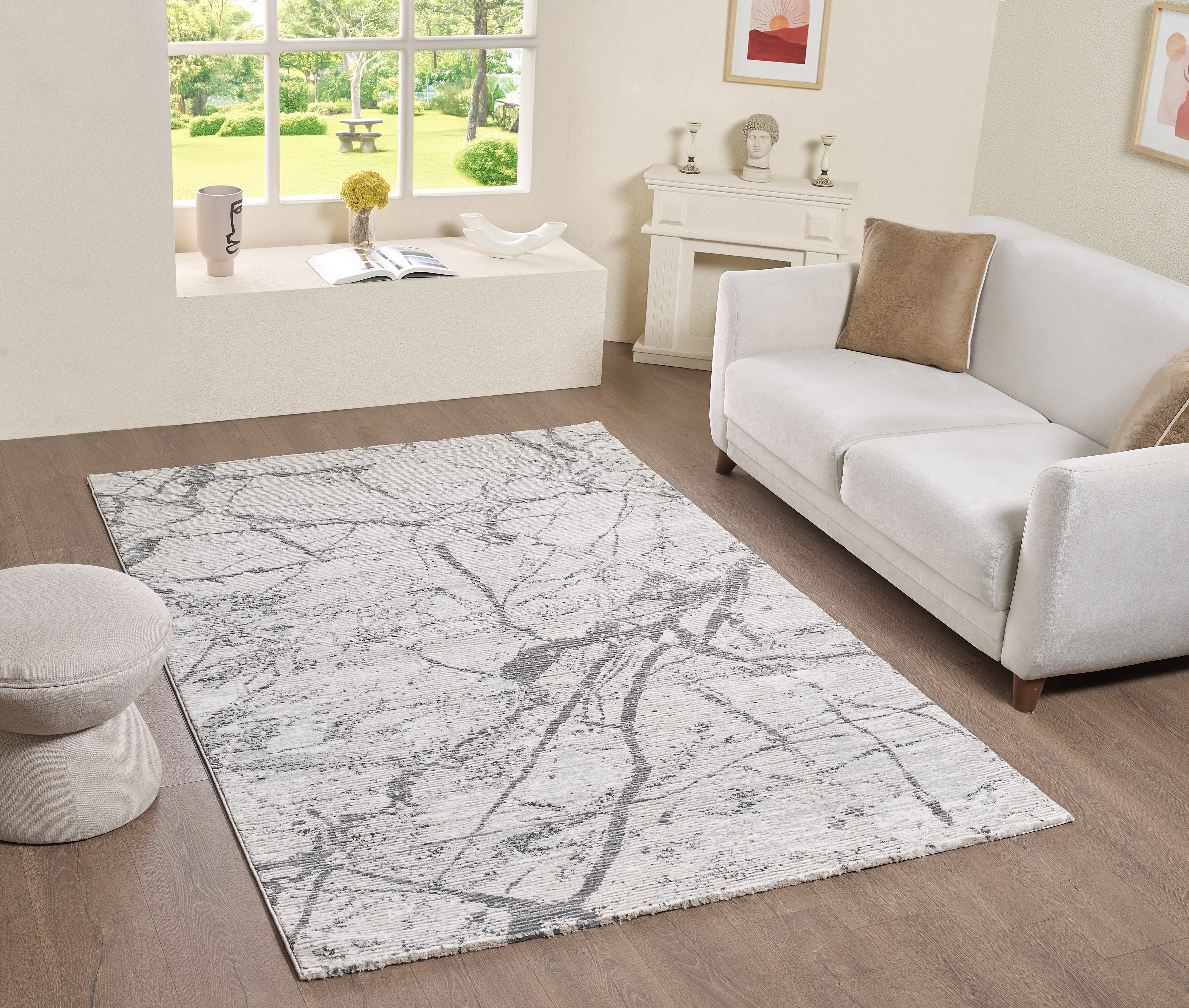 L2 Decor Robini Area Rug 8' x 11' - Grey - Image 2