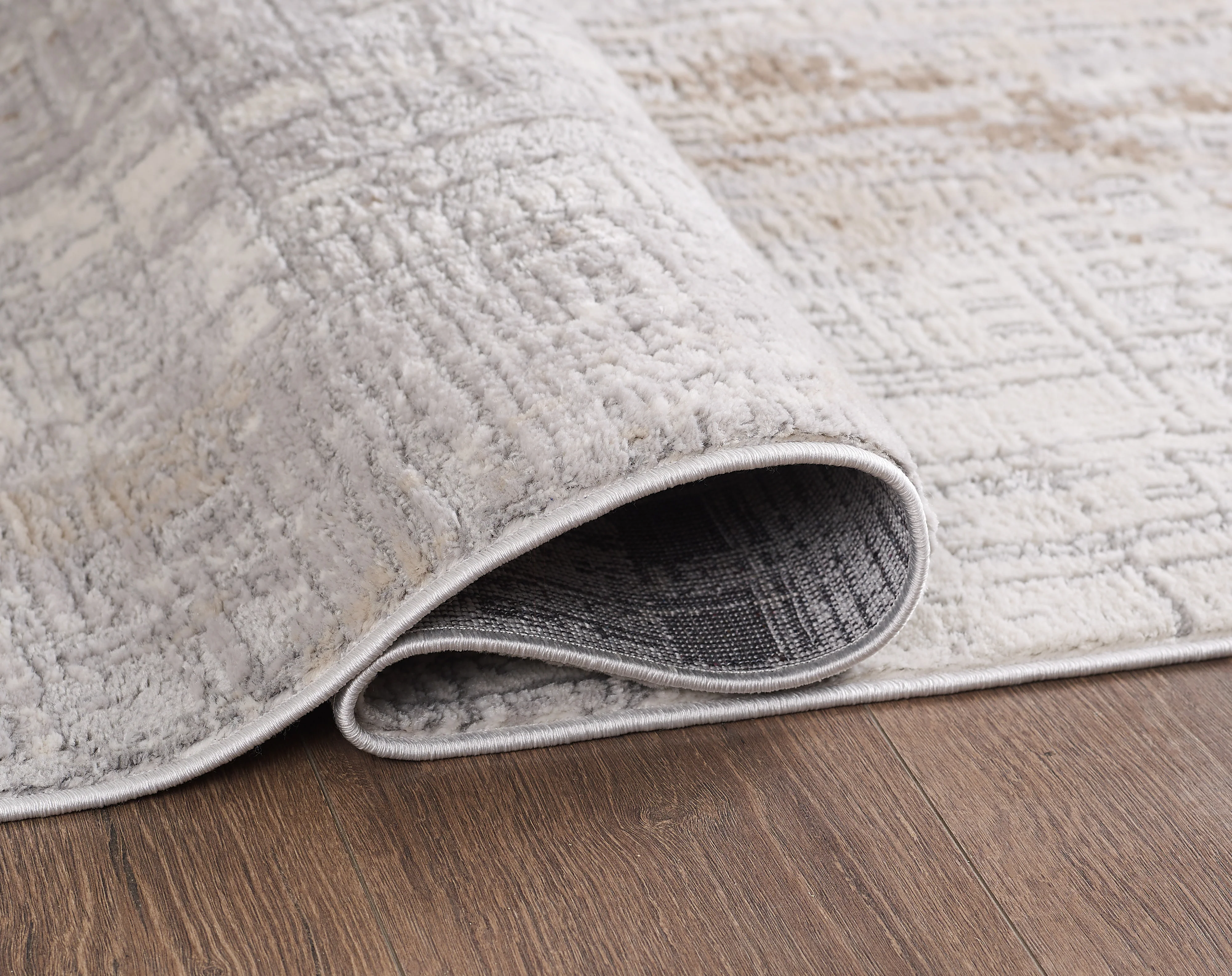 L2 Decor Symphony Area Rug 7' x 10' - Grey, Grey - Image 2