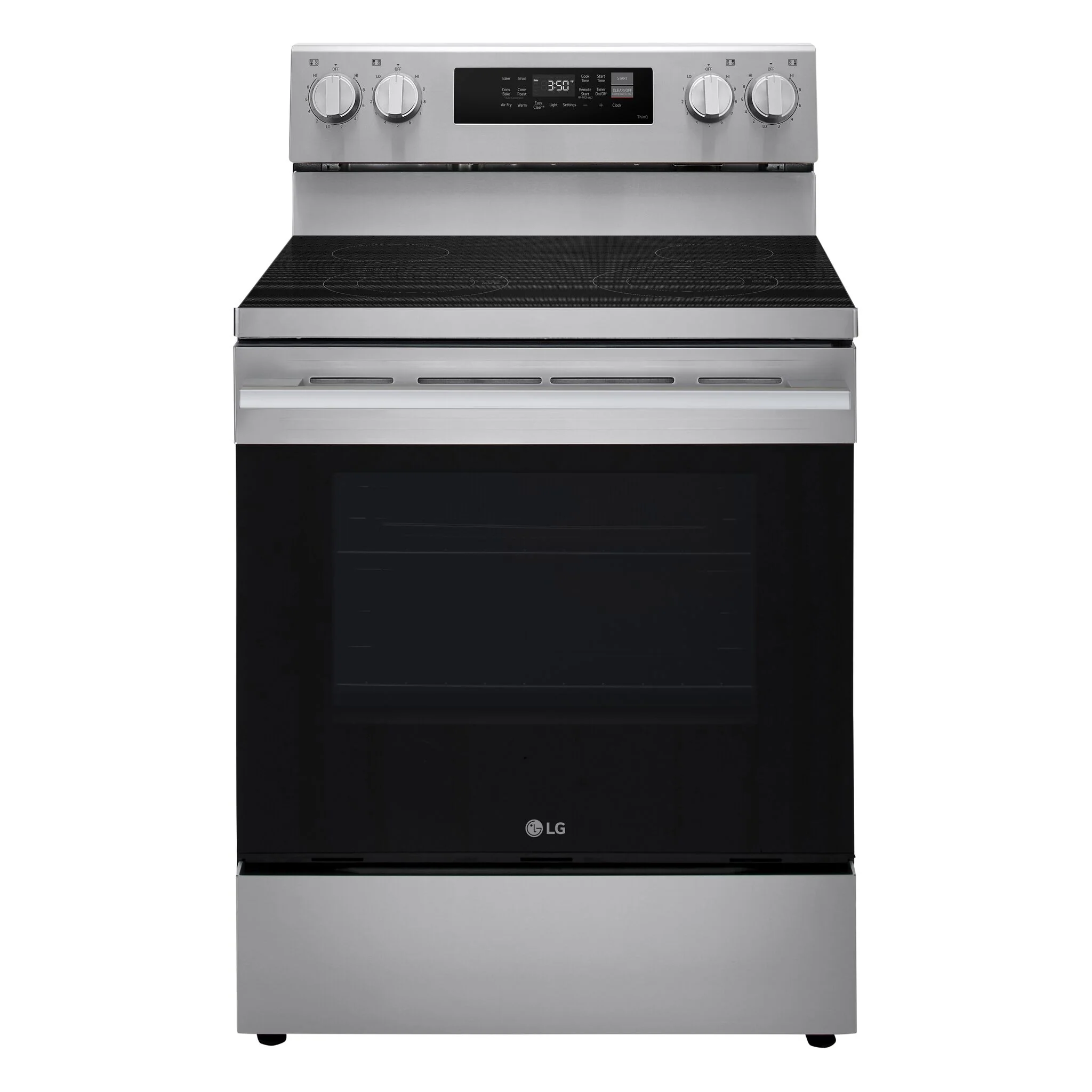 LG Stainless Steel Smart Electric Freestanding Range (6.3 cu. Ft.) - LREN6321YE