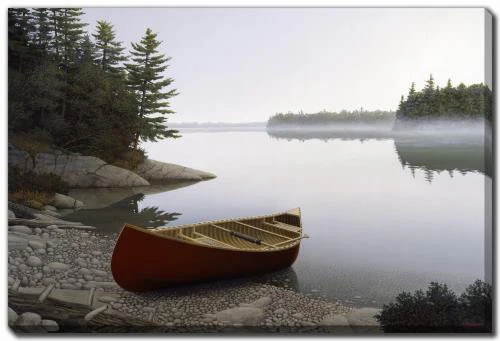 Lone Paddle Wall Art - Neutral - 38 X 60