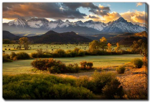 Morning in the Foothills Wall Art - Green - 16 X 20