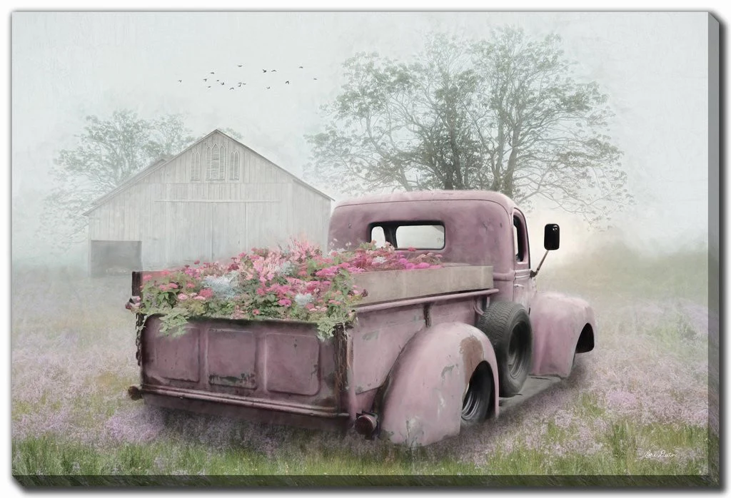Rustic Romance Wall Art - Pink - 16 X 20