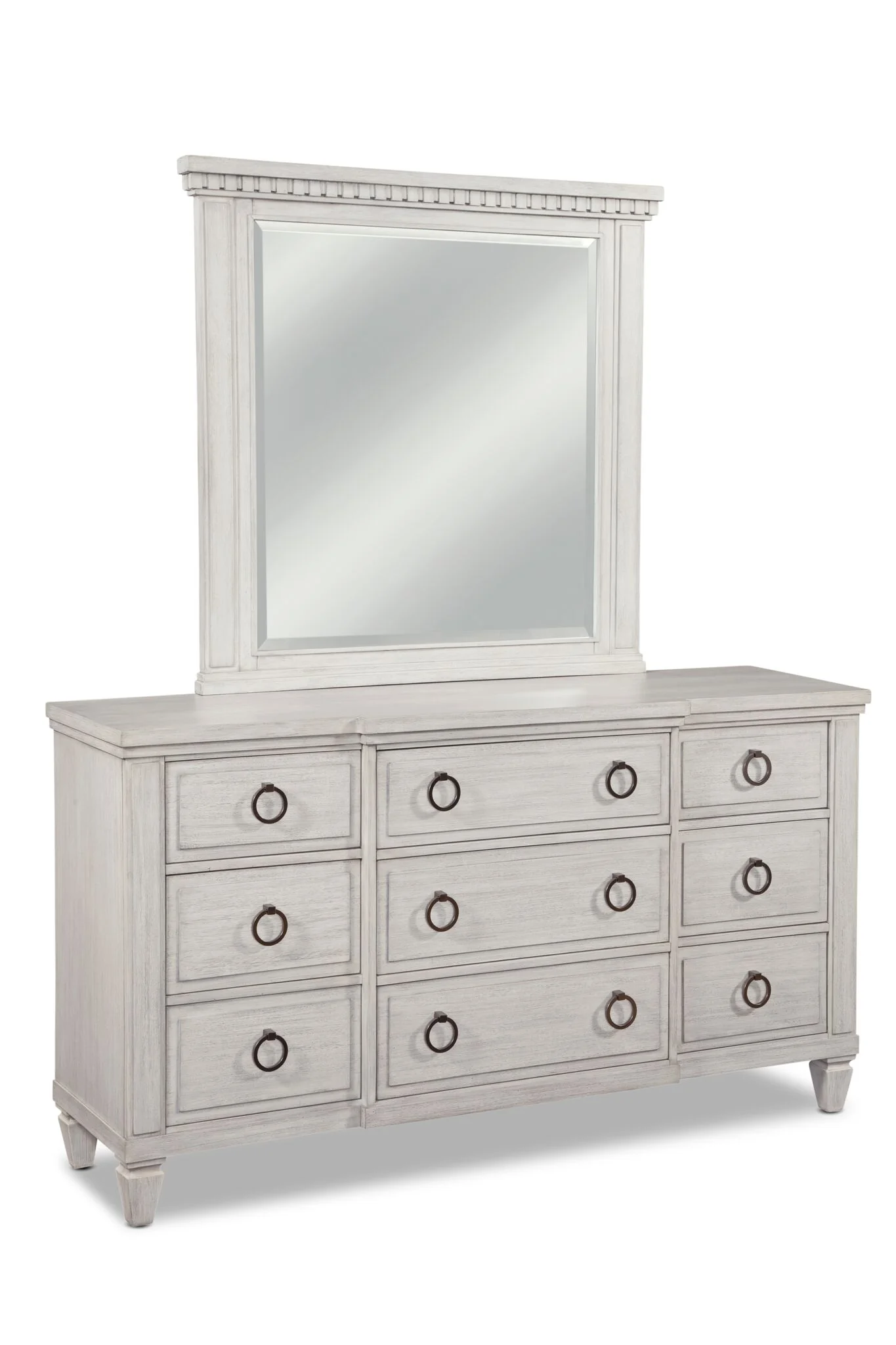 Salter Path 6-Piece Queen Bedroom Set - Oyster - Image 4
