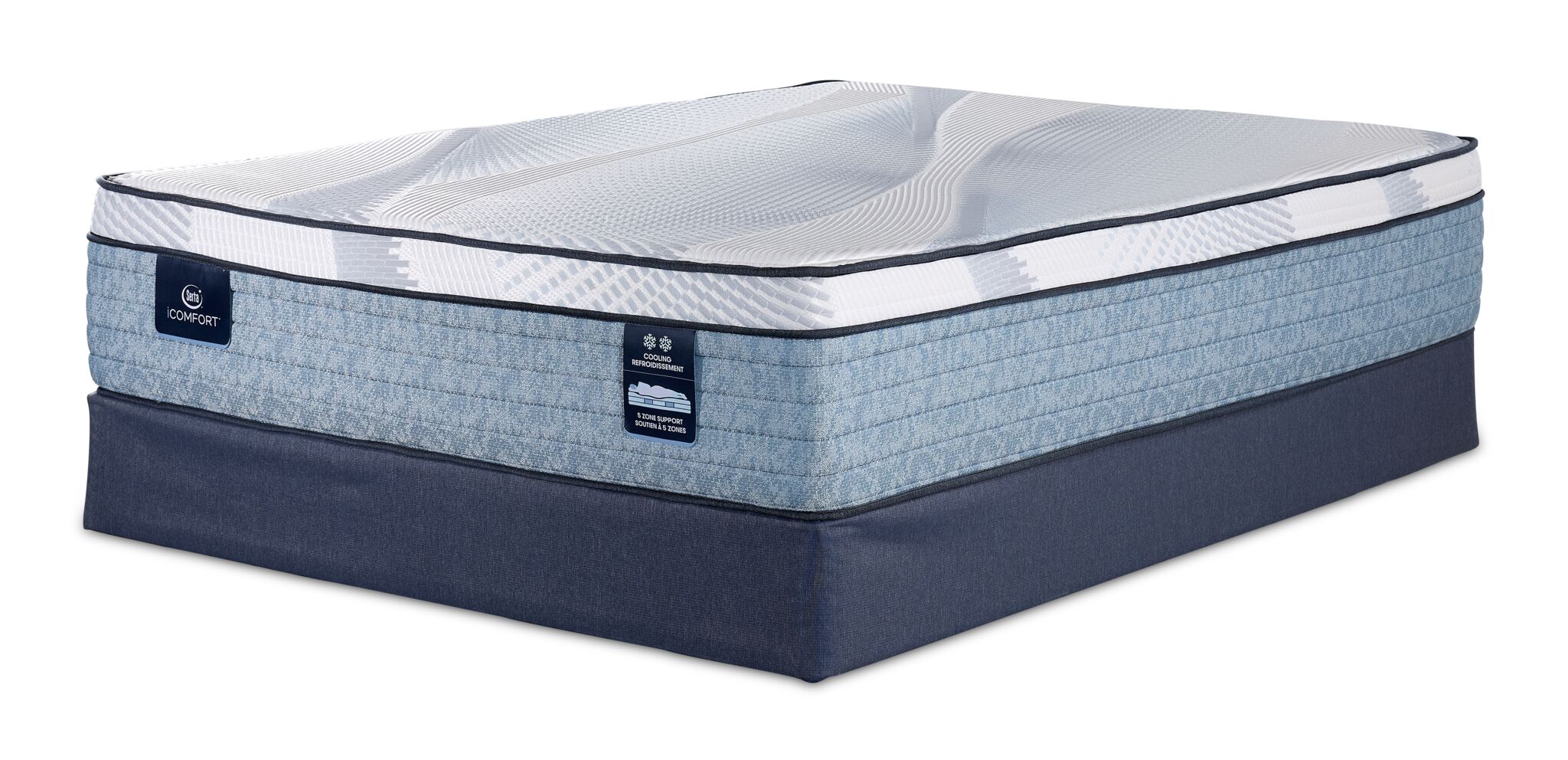 Serta iComfort® AIR 2.5 Extra Firm Euro Top 13" Full Mattress and Boxspring Set