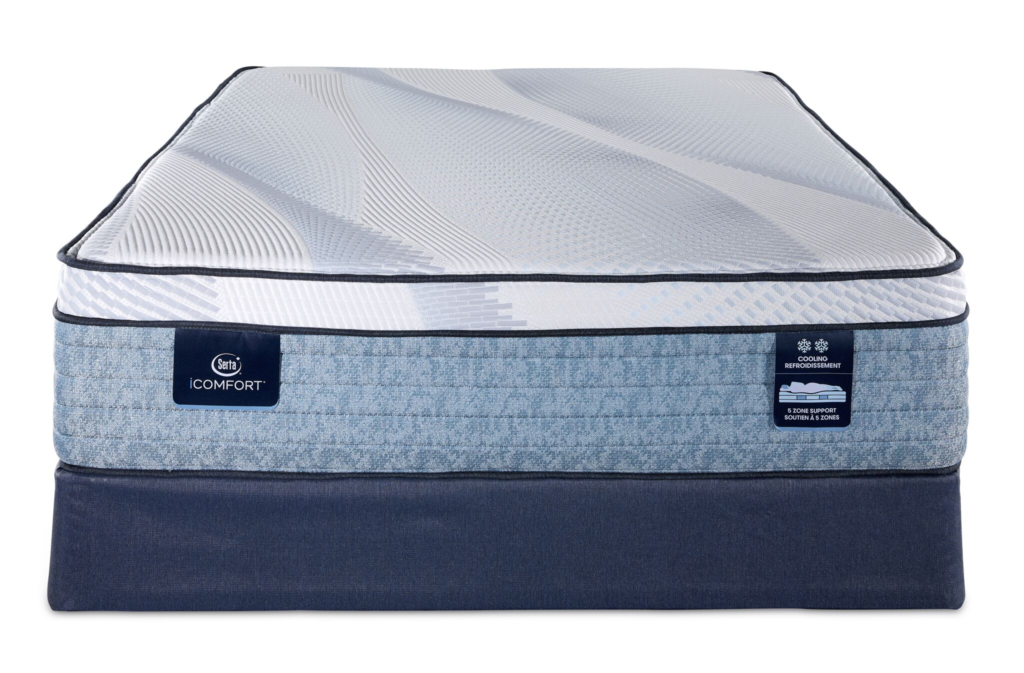Serta iComfort® AIR 2.5 Extra Firm Euro Top 13" Full Mattress and Boxspring Set - Image 2