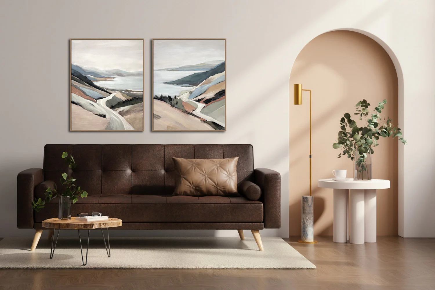 Soft Horizons I Wall Art - Multi-Colour - 30 X 24 - Image 2
