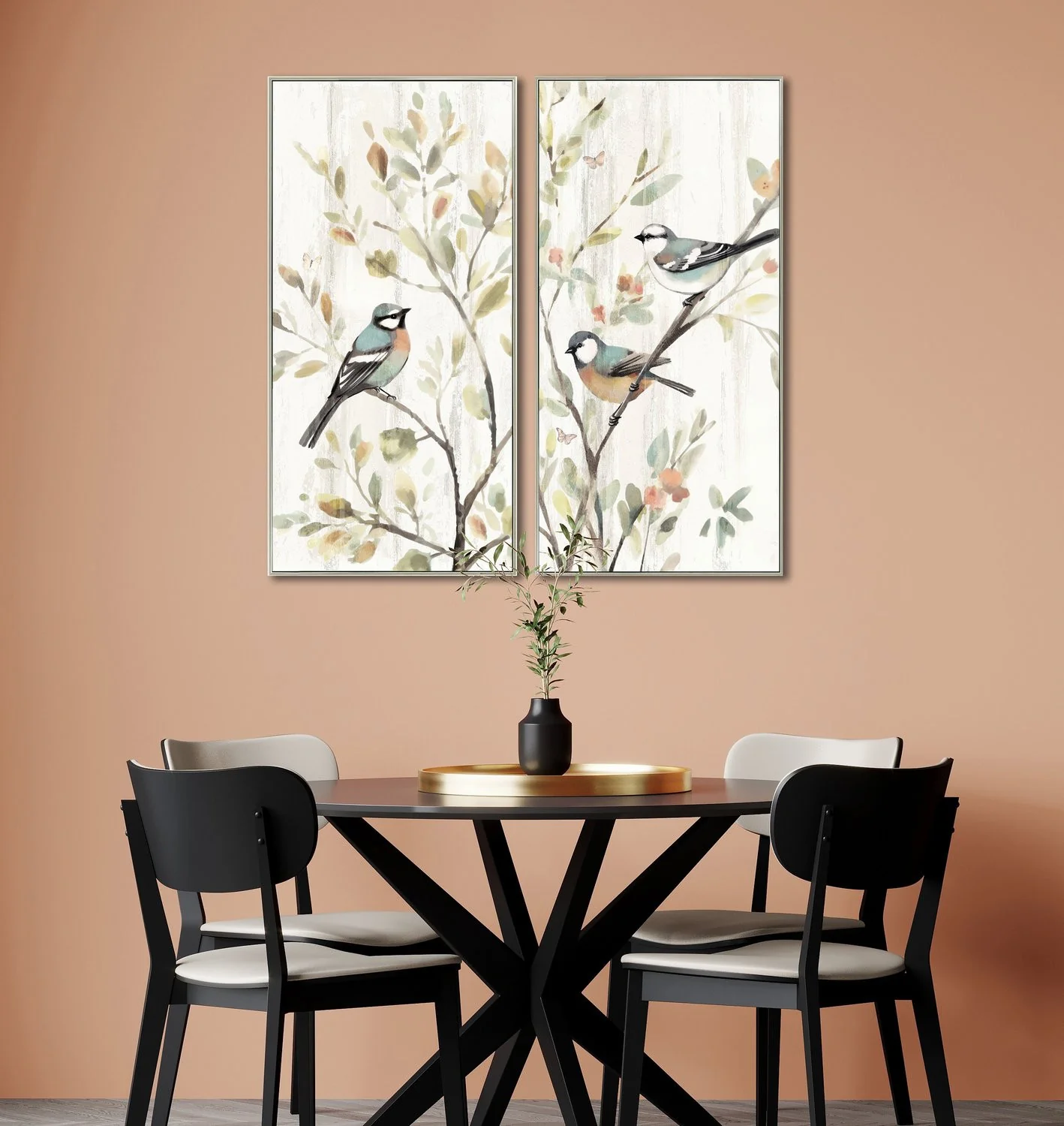Springtime Conversation II Wall Art - Neutral - 48 X 24 - Image 2