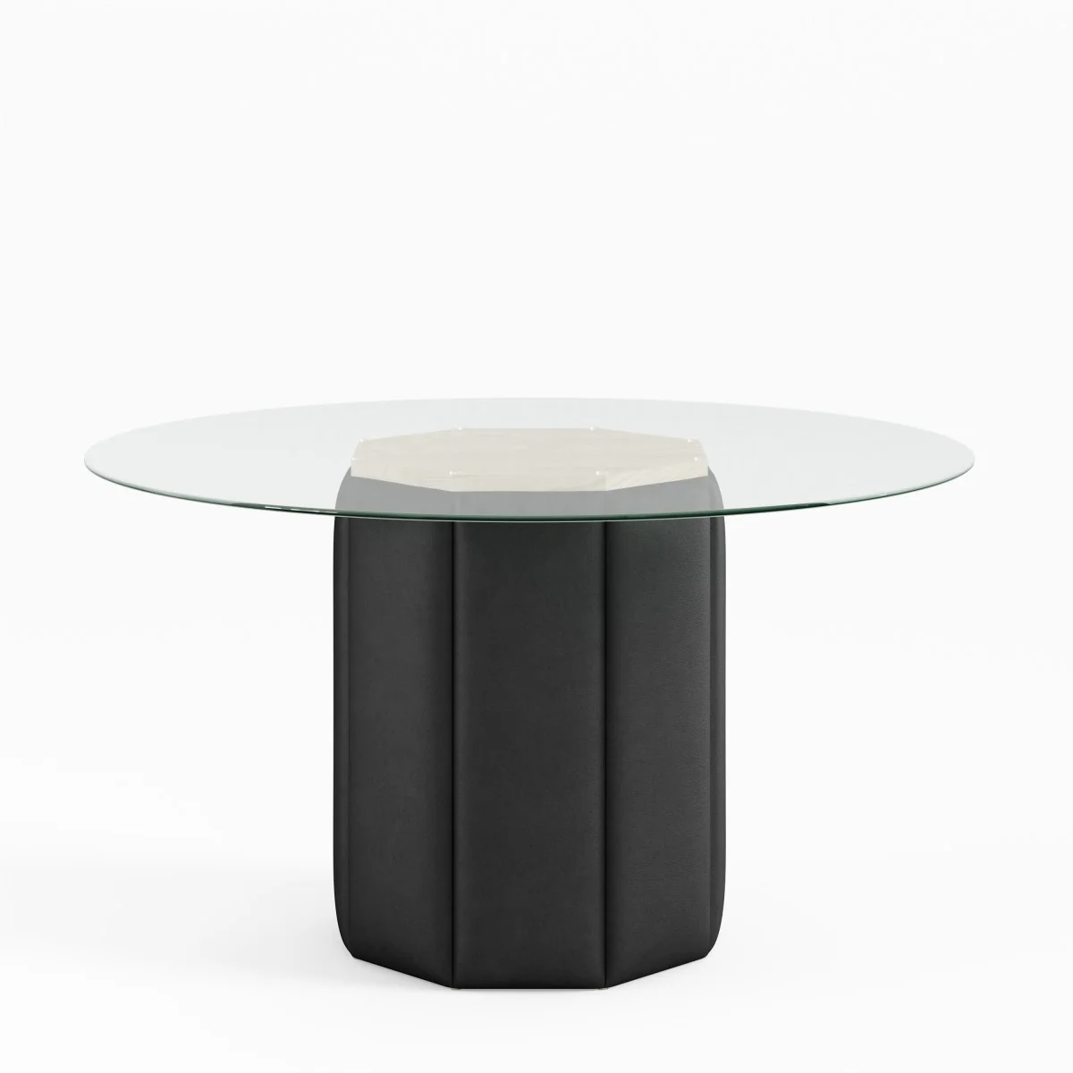 Sundre 54" Round Dining Table - Black