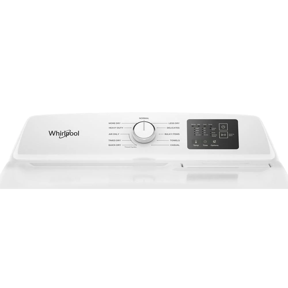 Whirlpool White Electric Dryer (7.0 Cu. Ft.) with Adaptive Dry - YWED4105SW - Image 6