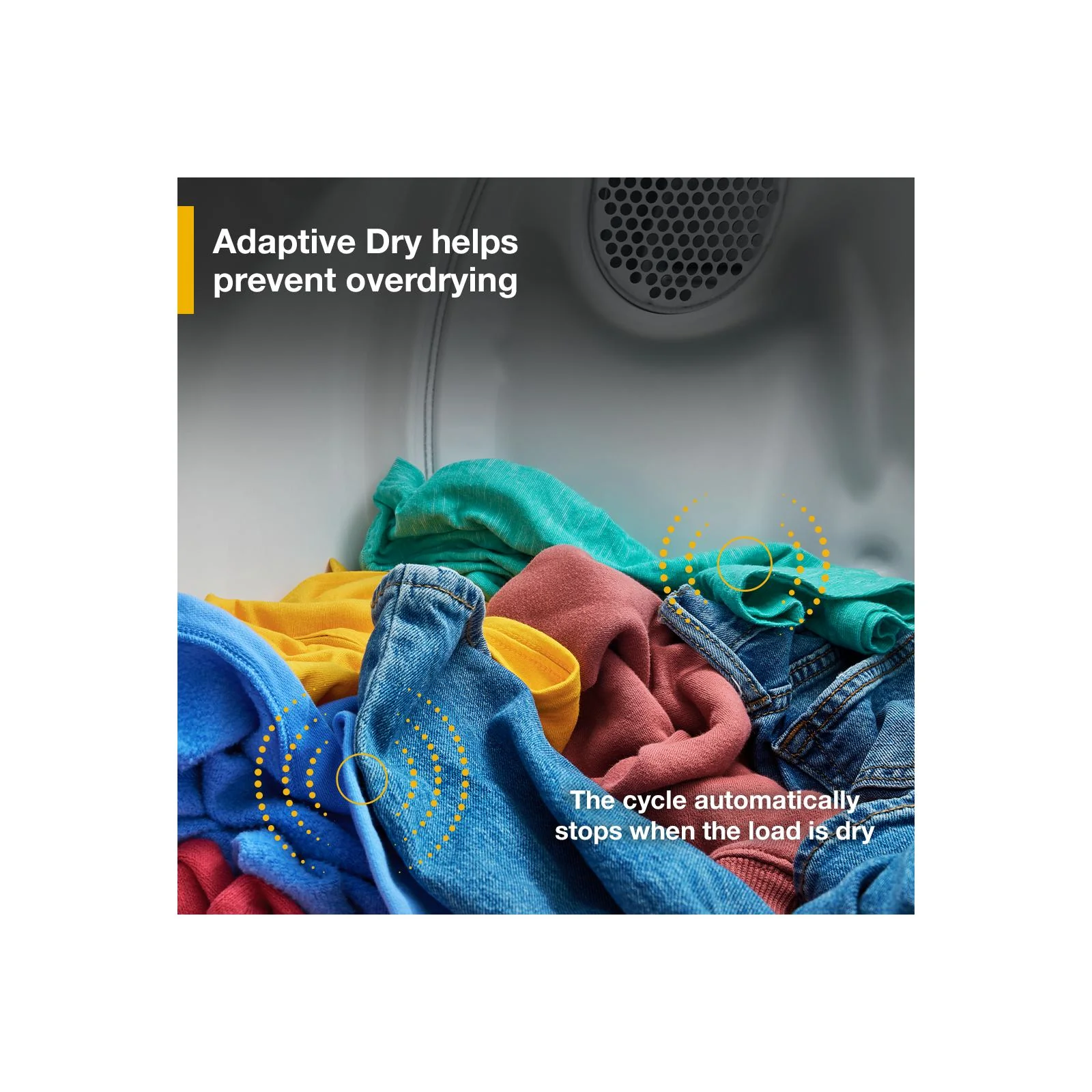 Whirlpool White Electric Dryer (7.0 Cu. Ft.) with Adaptive Dry - YWED4105SW - Image 8