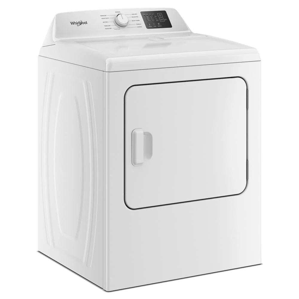 Whirlpool White Gas Dryer (7.0 Cu. Ft.) with Adaptive Dry - WGD4105SW