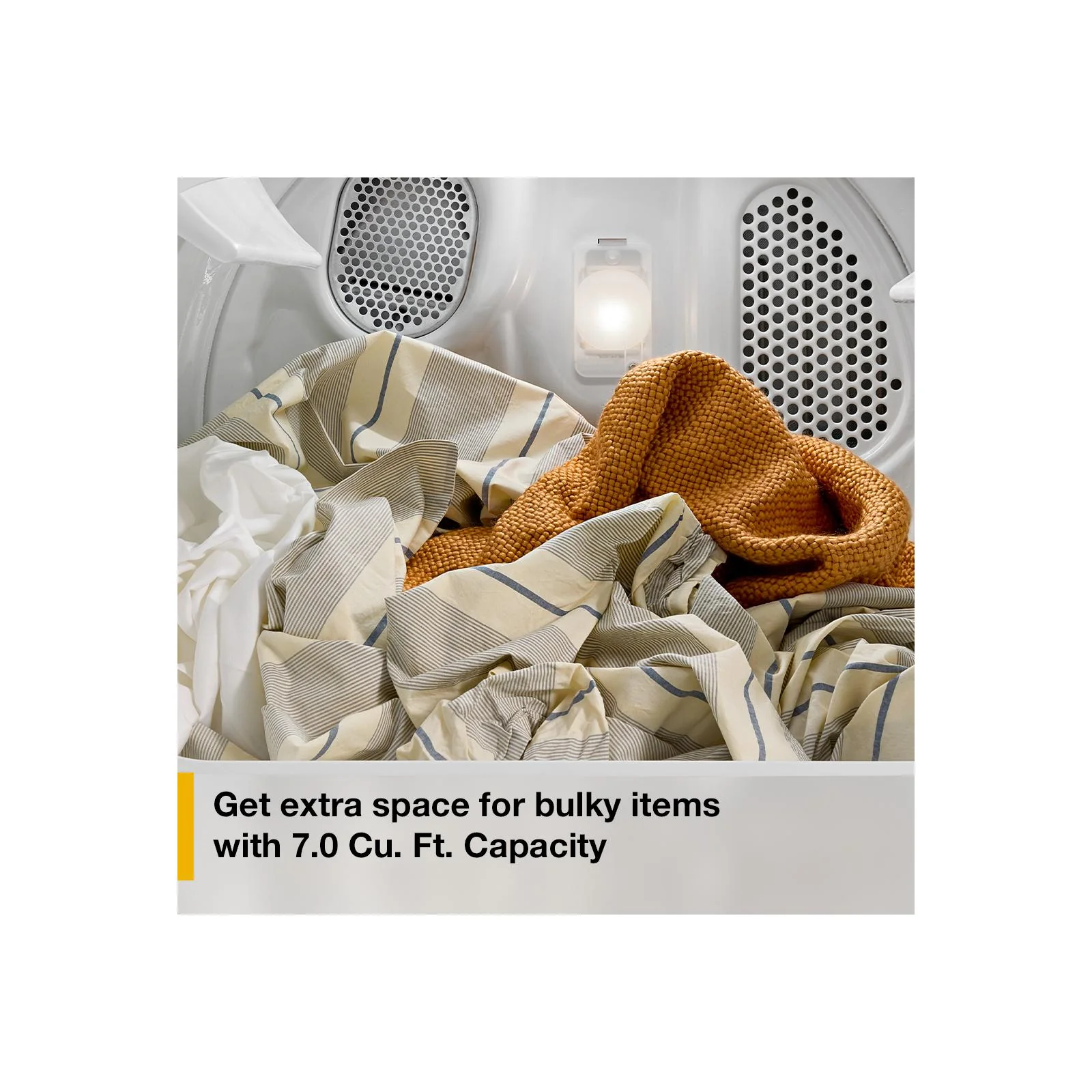 Whirlpool White Gas Dryer (7.0 Cu. Ft.) with Adaptive Dry - WGD4105SW - Image 8